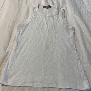 White racerback tank